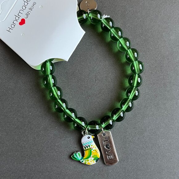 Charmze Stackable Beaded Bracelet Bird Love NEW - Picture 4 of 4